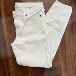 J Crew White Denim Jeans